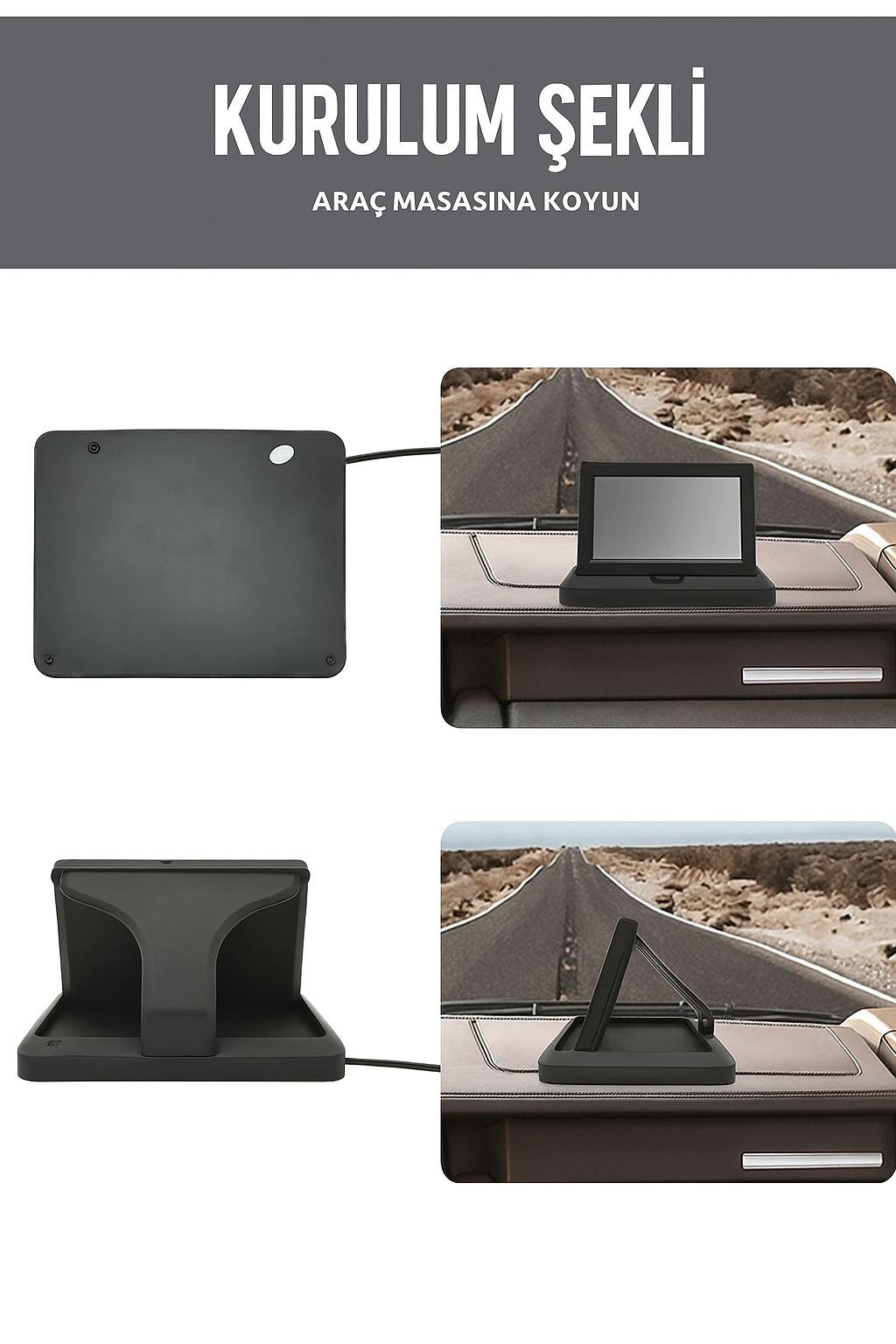 🚘 4.5” Geri Görüş Ekranı – Katlanabilir TFT Araç Monitörü